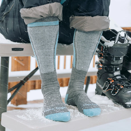 Darn Tough |  Women's Edge Over-the-Calf Midweight Ski & Snowboard Socks