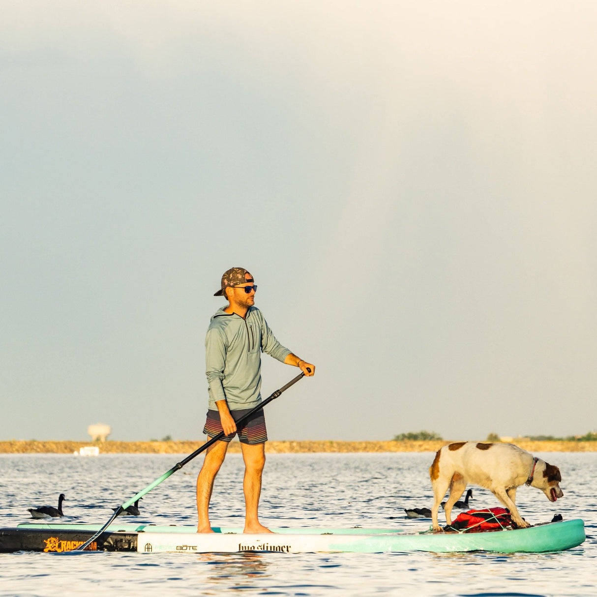 Men's Wool 1/4 Zip Merino Sun Hoodie - Microweight