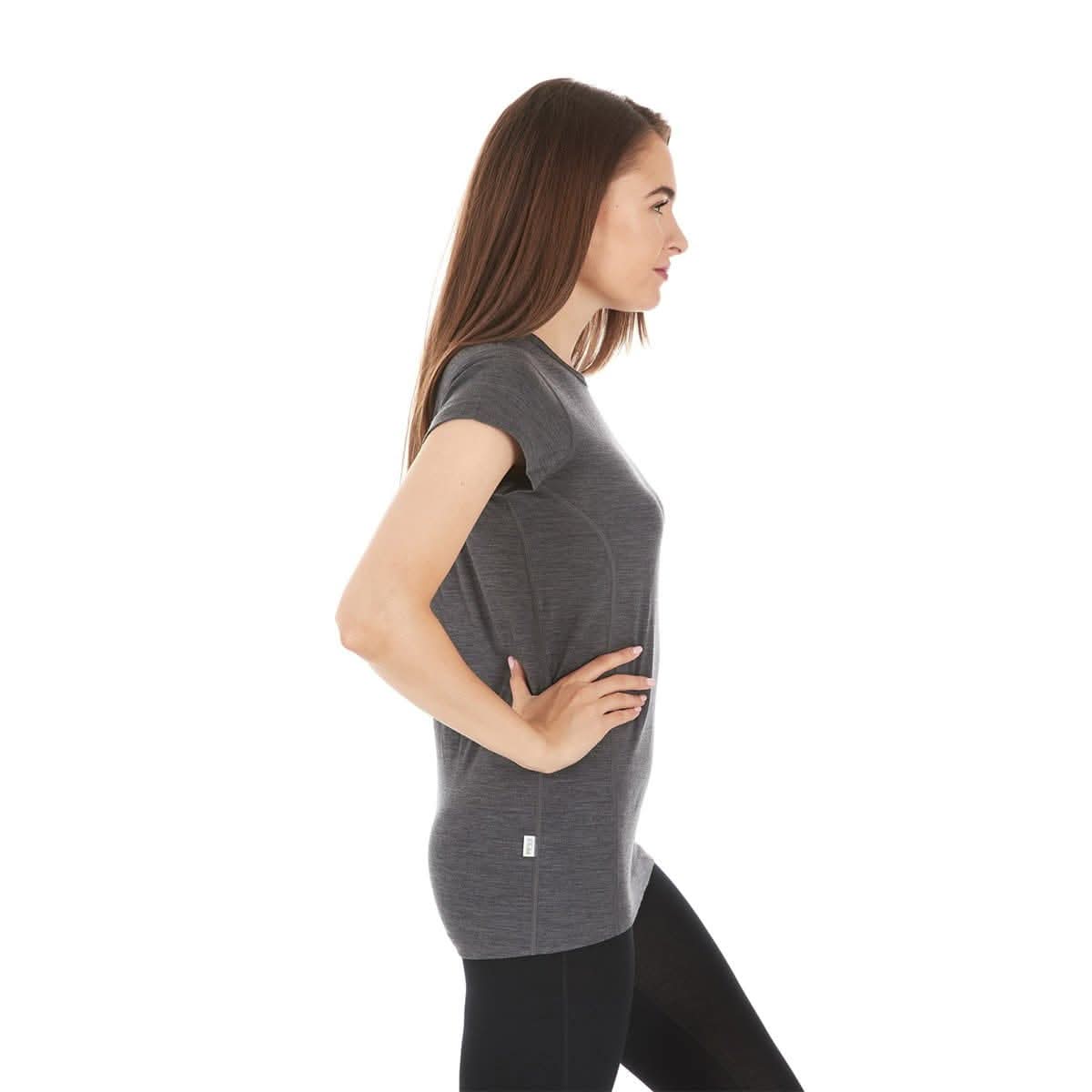 Lightweight Women's T-Shirt Crew Top - 100% Merino Wool