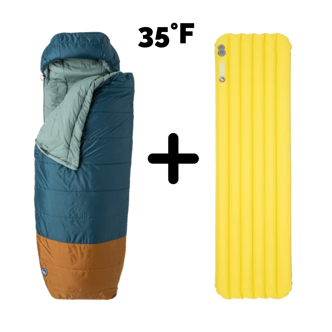 Best Value MotoCamping Sleep System | 35F