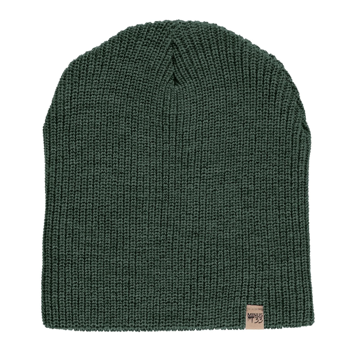 Midweight Knit Wool Beanie - 100% Merino Wool
