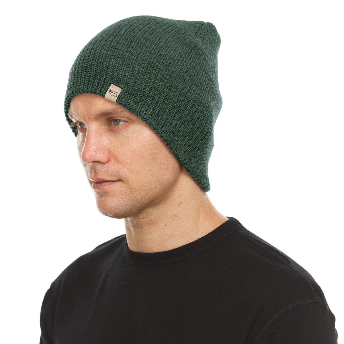 Midweight Knit Wool Beanie - 100% Merino Wool