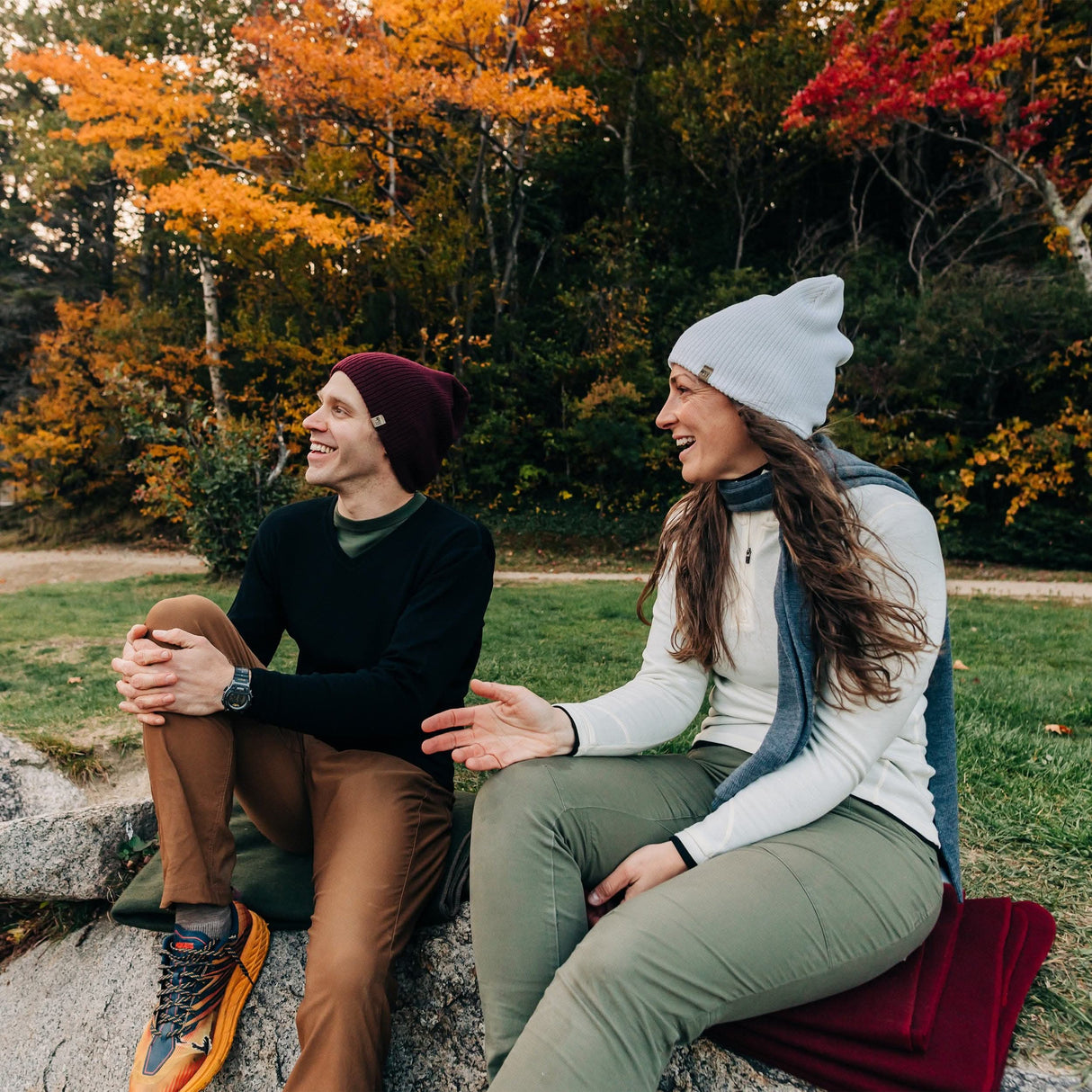 Midweight Knit Wool Beanie - 100% Merino Wool