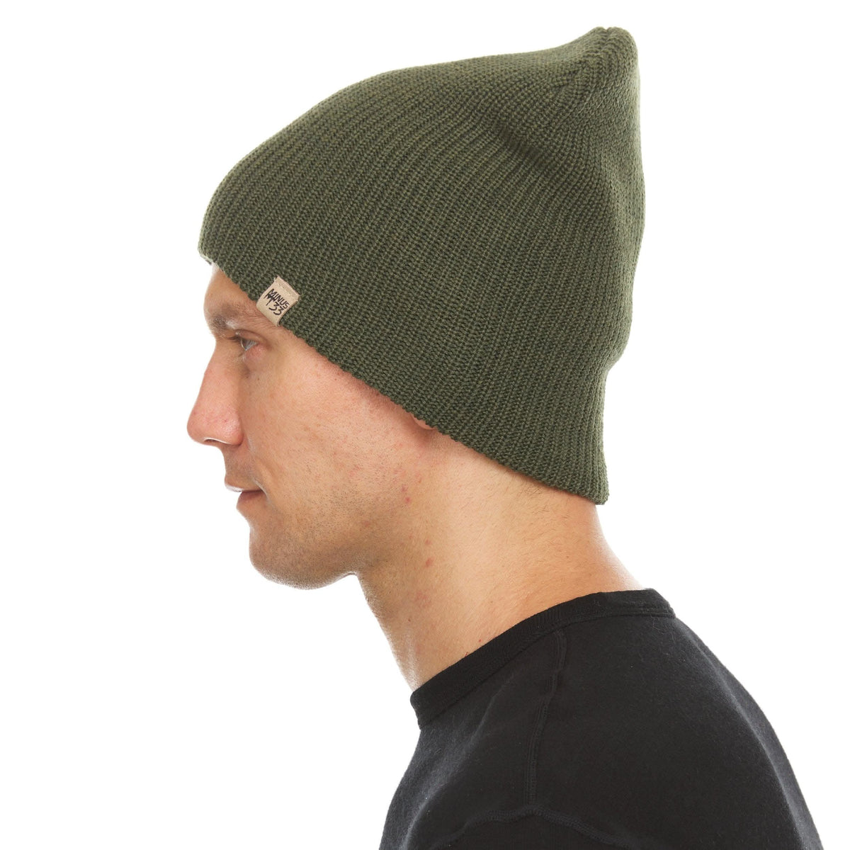 Midweight Knit Wool Beanie - 100% Merino Wool