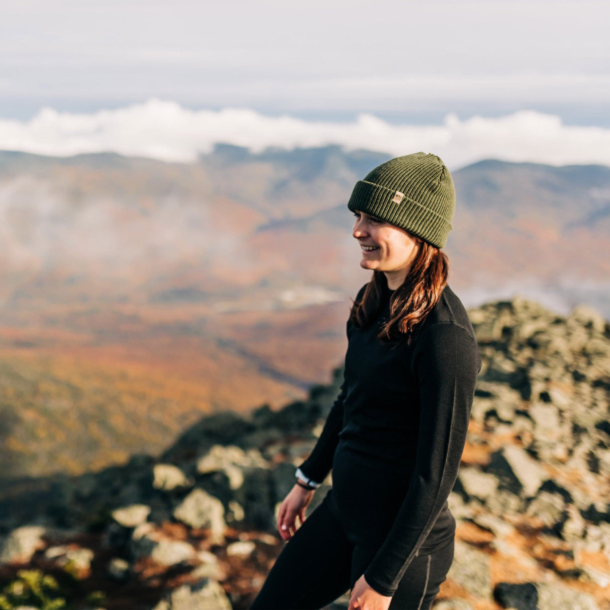 Midweight Knit Wool Beanie - 100% Merino Wool