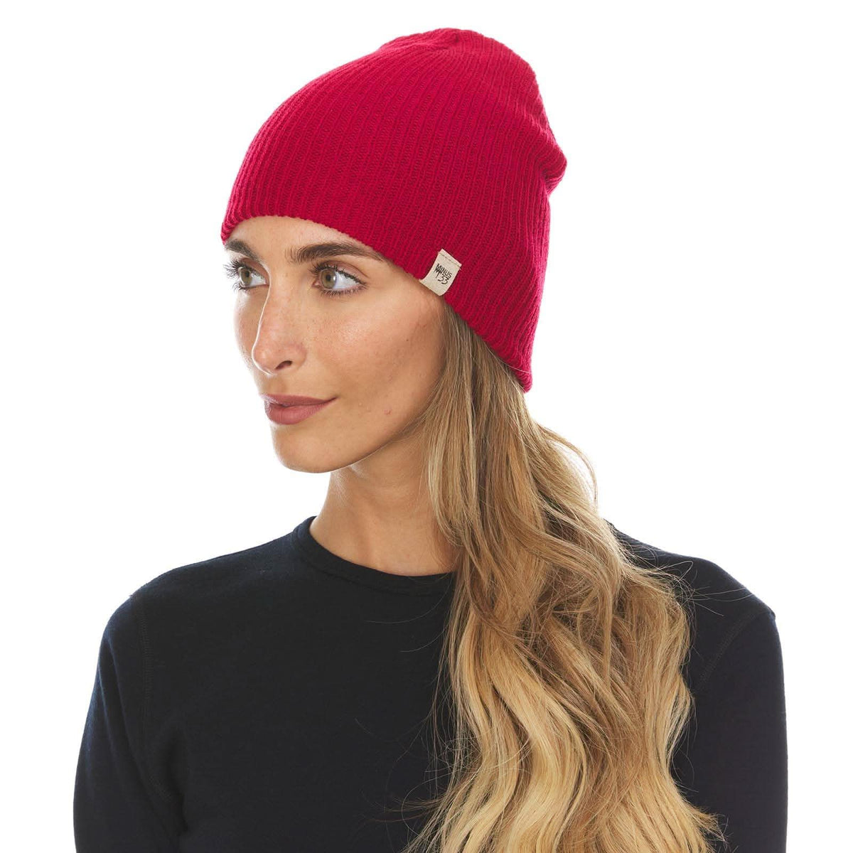 Midweight Knit Wool Beanie - 100% Merino Wool