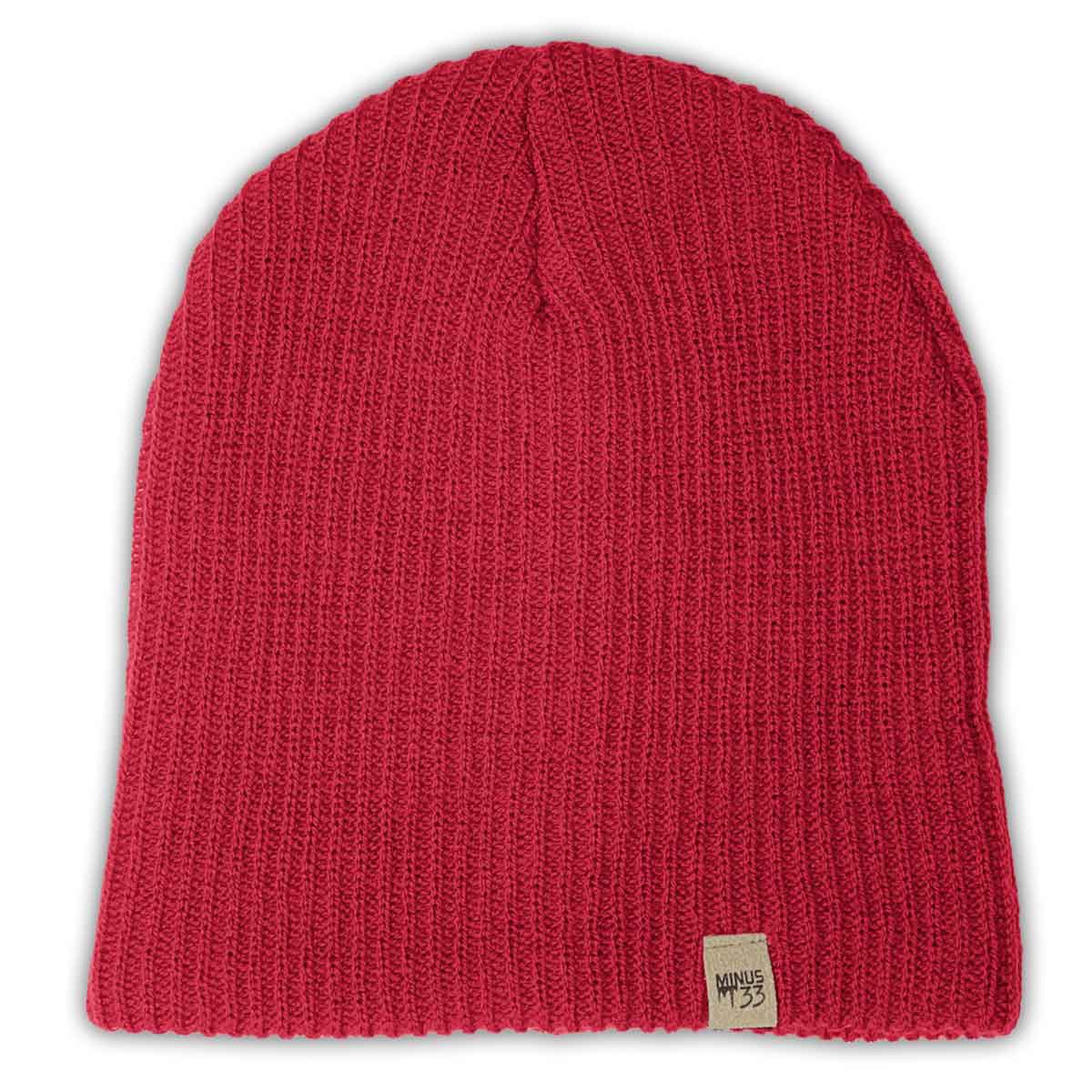 Midweight Knit Wool Beanie - 100% Merino Wool