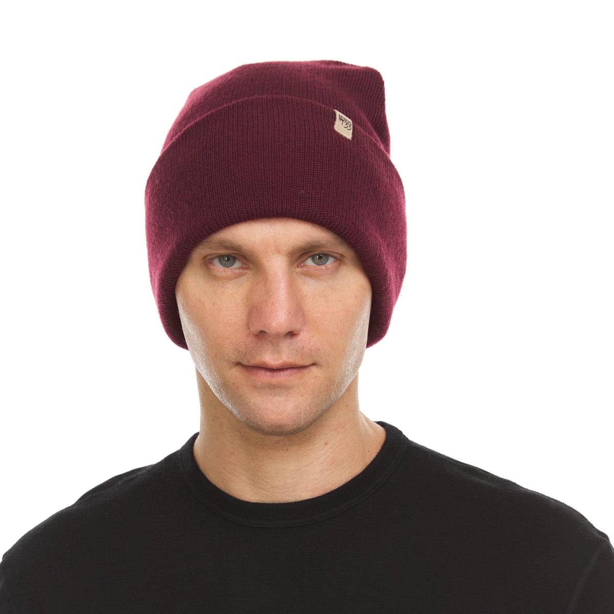 Midweight Merino Wool Knit Cuff Beanie | 100% Merino Wool
