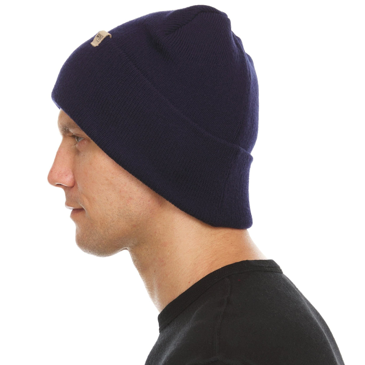 Midweight Merino Wool Knit Cuff Beanie | 100% Merino Wool