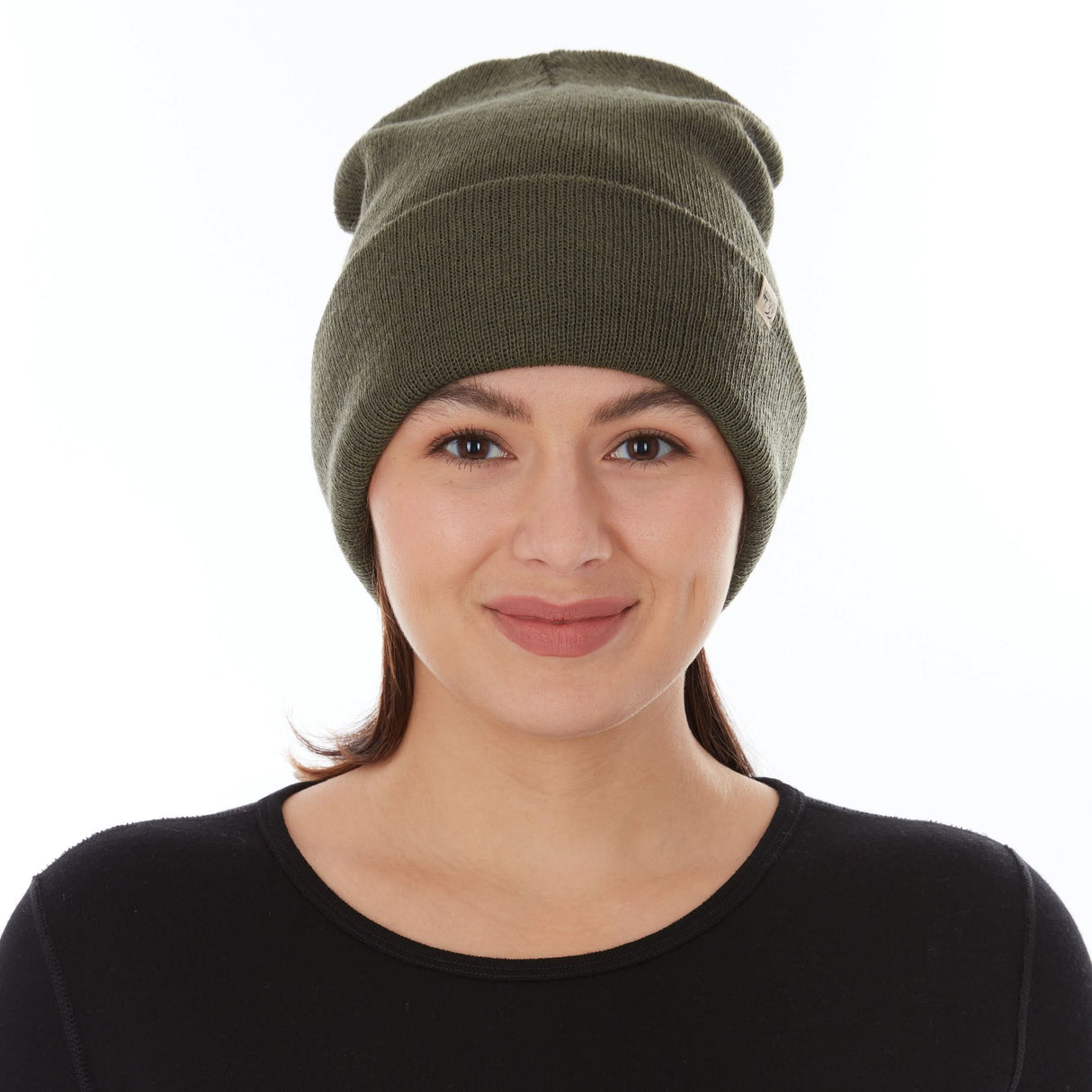 Midweight Merino Wool Knit Cuff Beanie | 100% Merino Wool