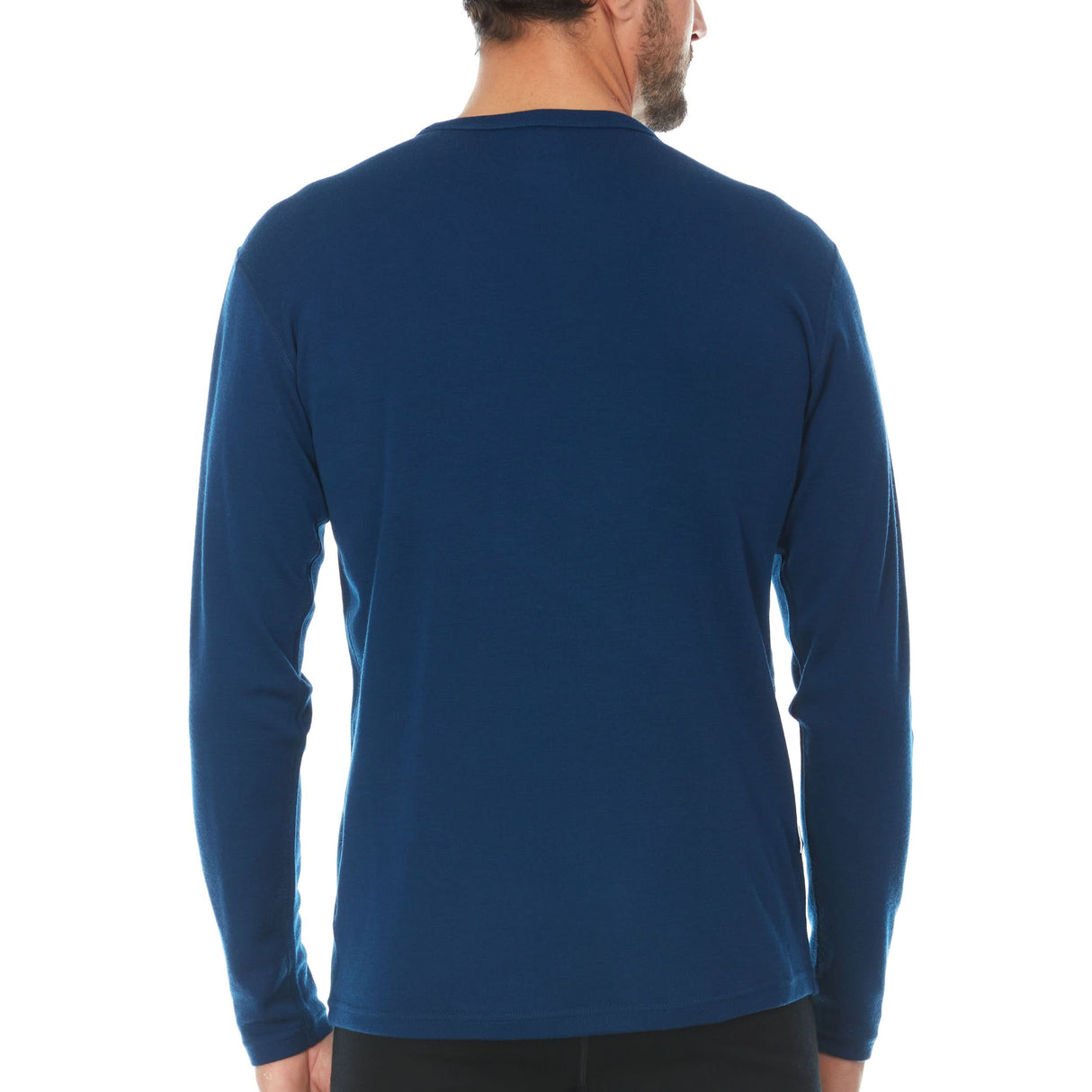 Men's Wool Thermal Top Midweight Base Layer - 100% Merino Wool
