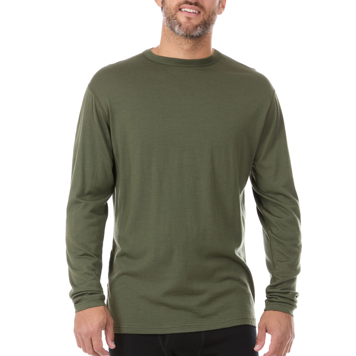 Lightweight Men's Wool Crew - 100% Merino Wool
