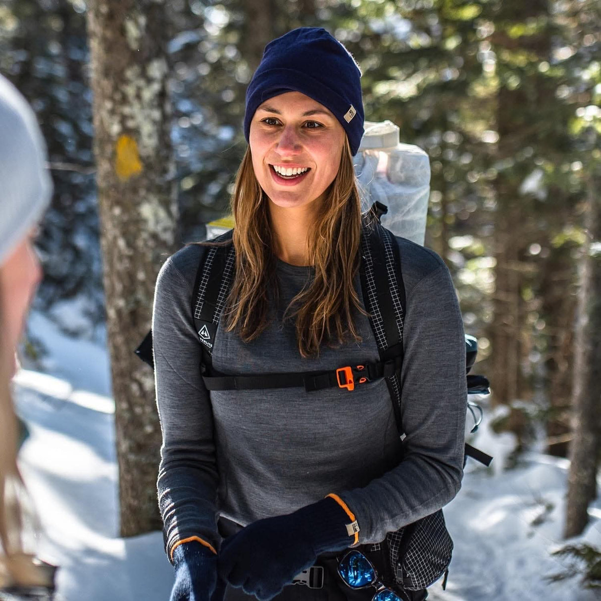 Midweight Women's Wool Crew Top - 100% Merino Wool