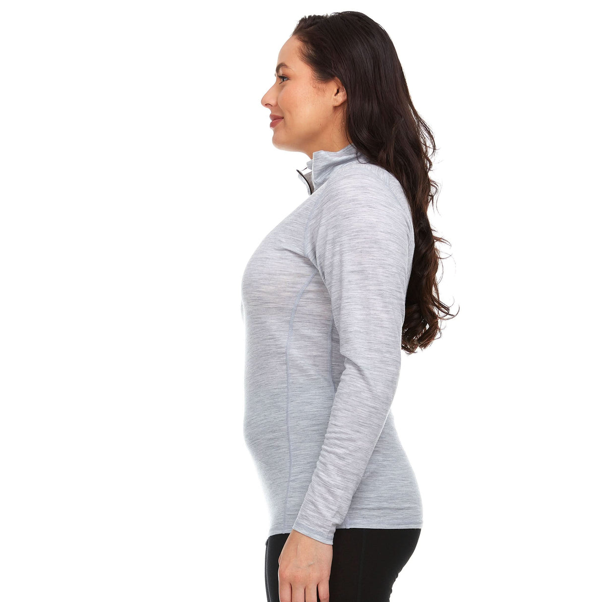 Microweight Women's Wool 1/4-Zip - Woolverino