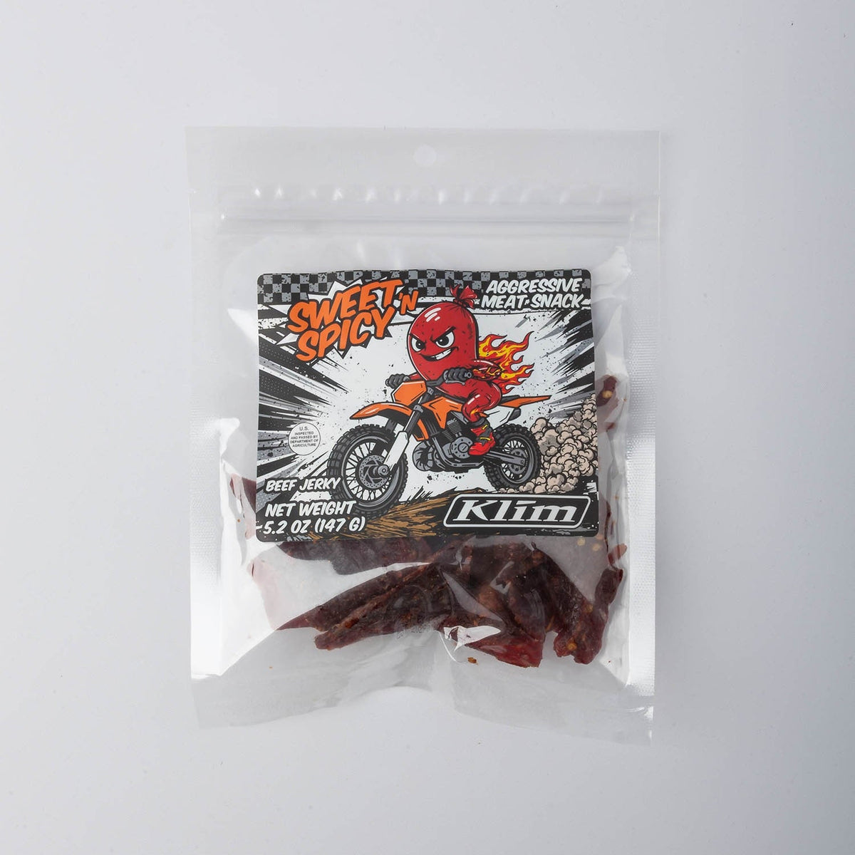 Klim Aggressive Meat Snack - Sweet and Spicy Jerky