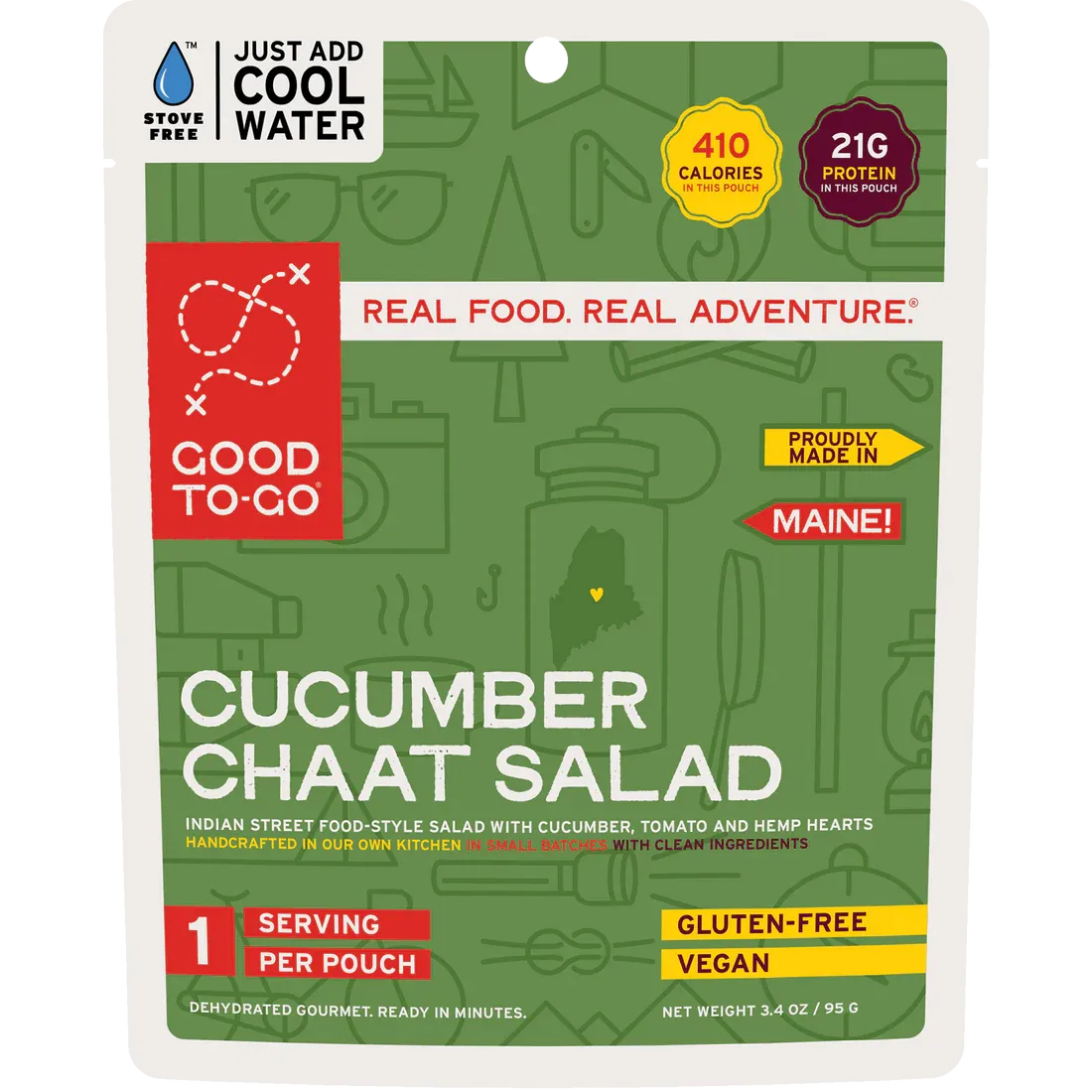 Good To-Go | Cucumber Chaat Salad