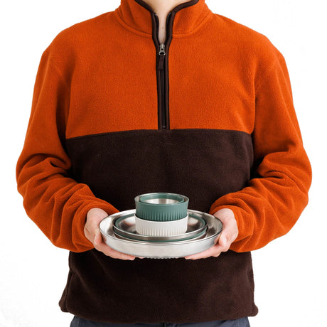 Sea to Summit | Detour Stainless Steel Collapsible Dinnerware Set - (6 Piece)