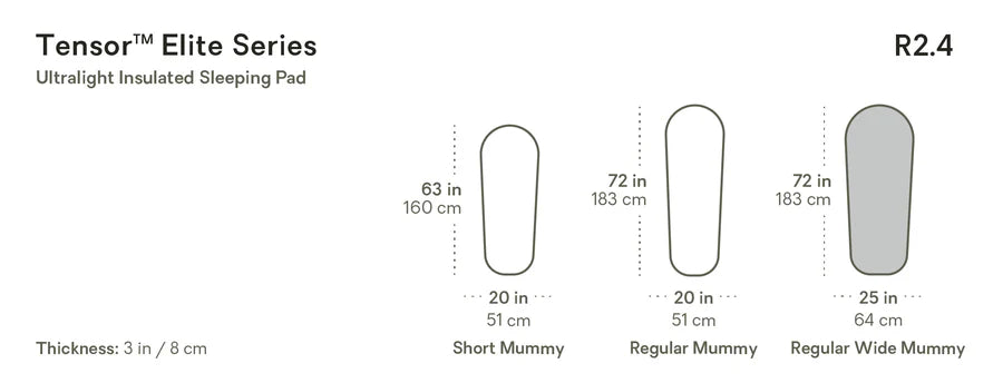 NEMO | Tensor Elite Ultralight Insulated Sleeping Pad