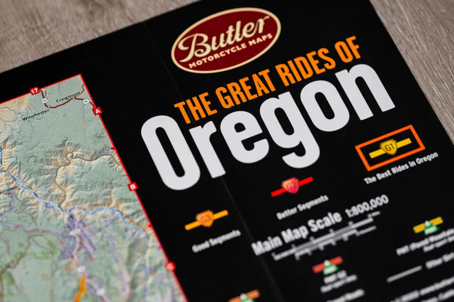 Butler Maps | Oregon G1 Map 3rd Edition