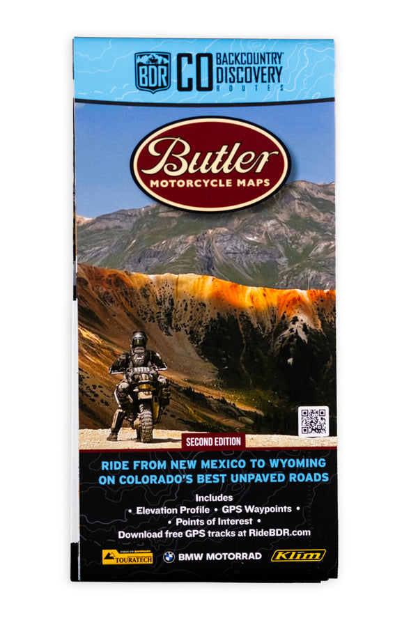 Butler Maps | Colorado Backcountry Discovery Route (COBDR) Map – Third Edition