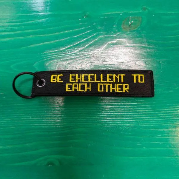 Dork in the Road Keytag - Moto Camp Nerd - motorcycle camping