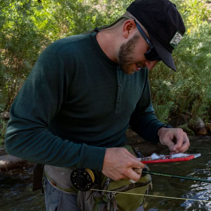Men's Midweight Merino Wool Henley | 100% Merino Wool