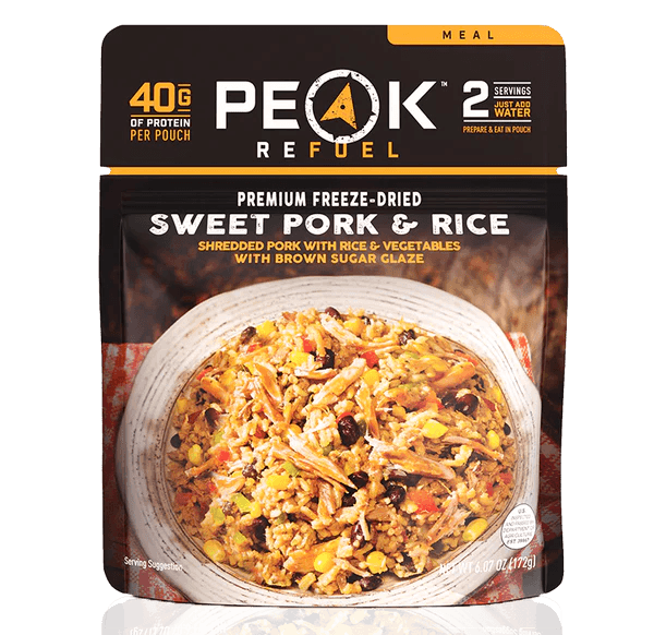 Peak Refuel | Sweet Pork & Rice - Moto Camp Nerd - motorcycle camping