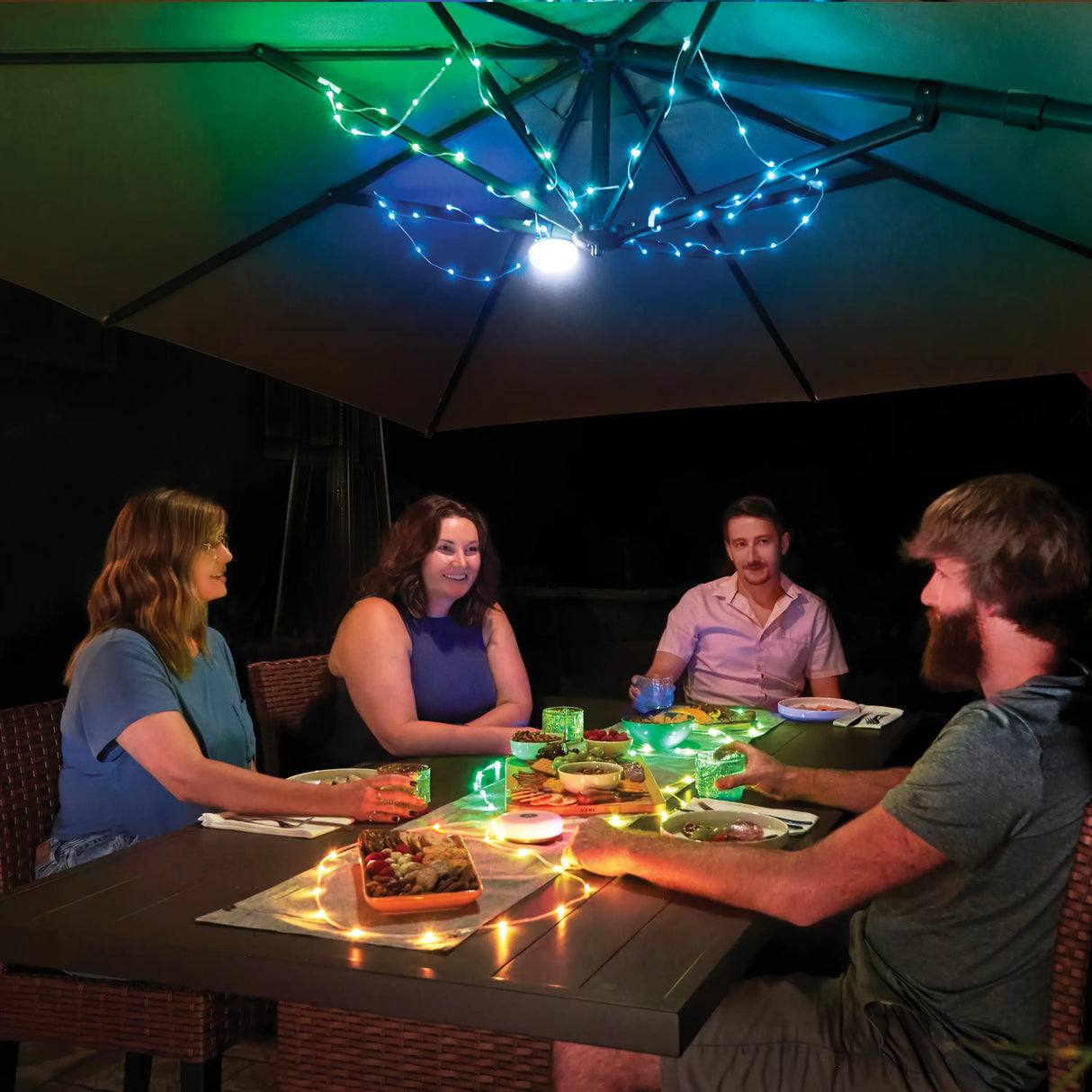 Nite Ize | Radiant® StarLit™ Rechargeable Lantern + String Light - Disc-O Select™