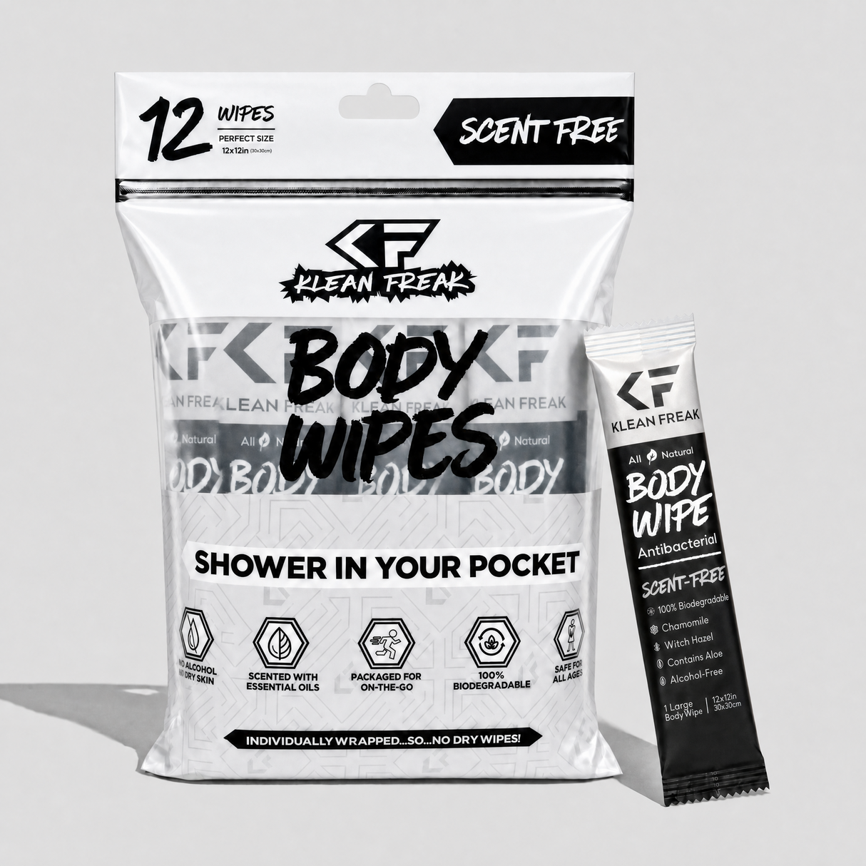 Body Wipe - 12 Pack