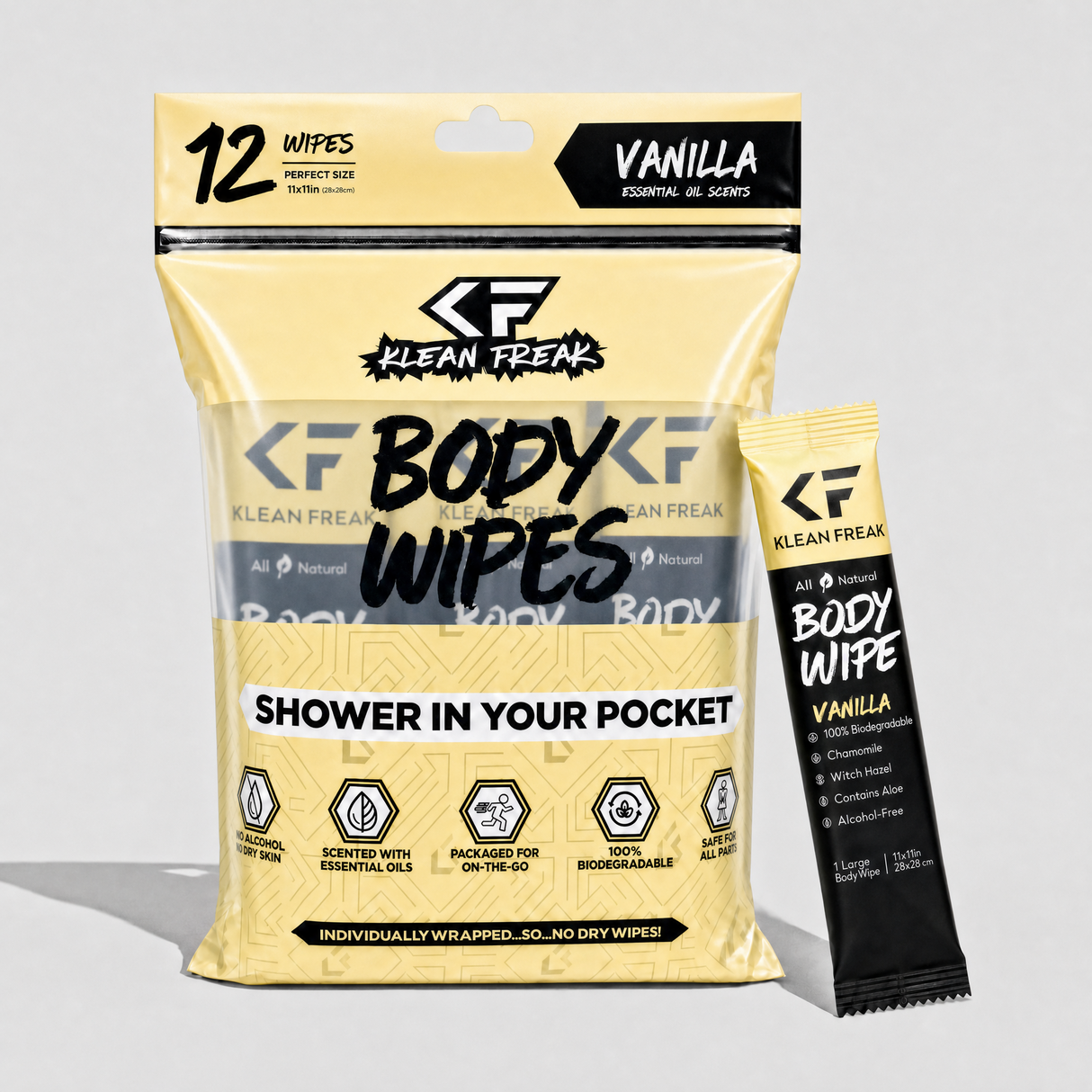 Body Wipe - 12 Pack