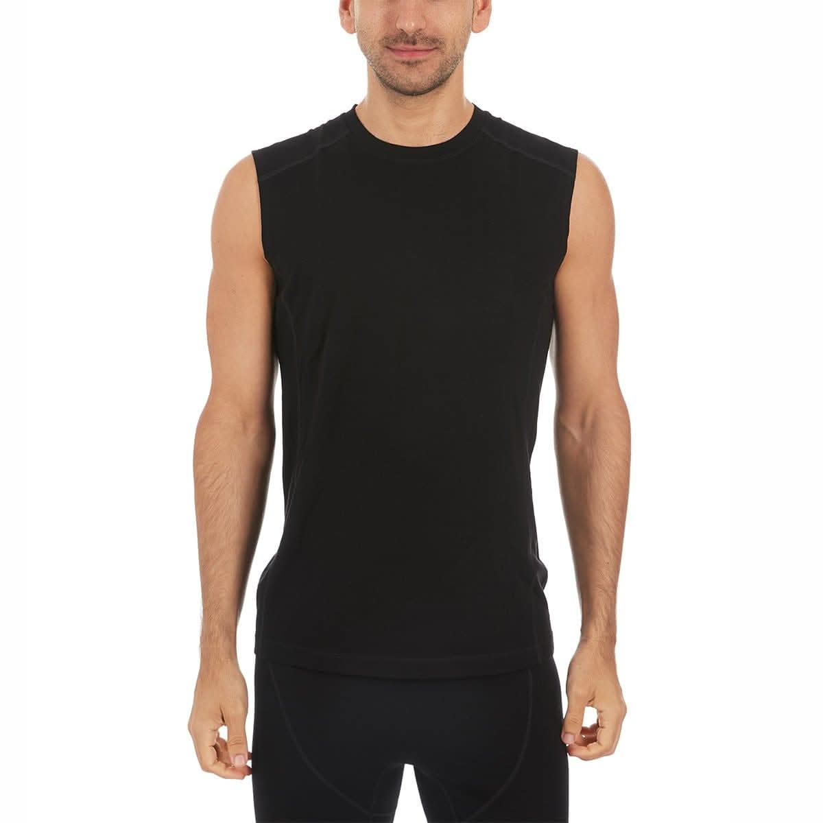 Microweight Men's Wool Sleeveless Tank Top - Woolverino
