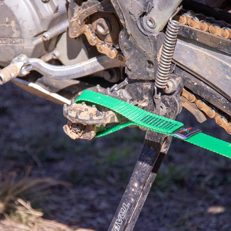 Green Chile Adventure Gear | Dynatow Dynamic Motorcycle Tow Strap - Moto Camp Nerd - motorcycle camping