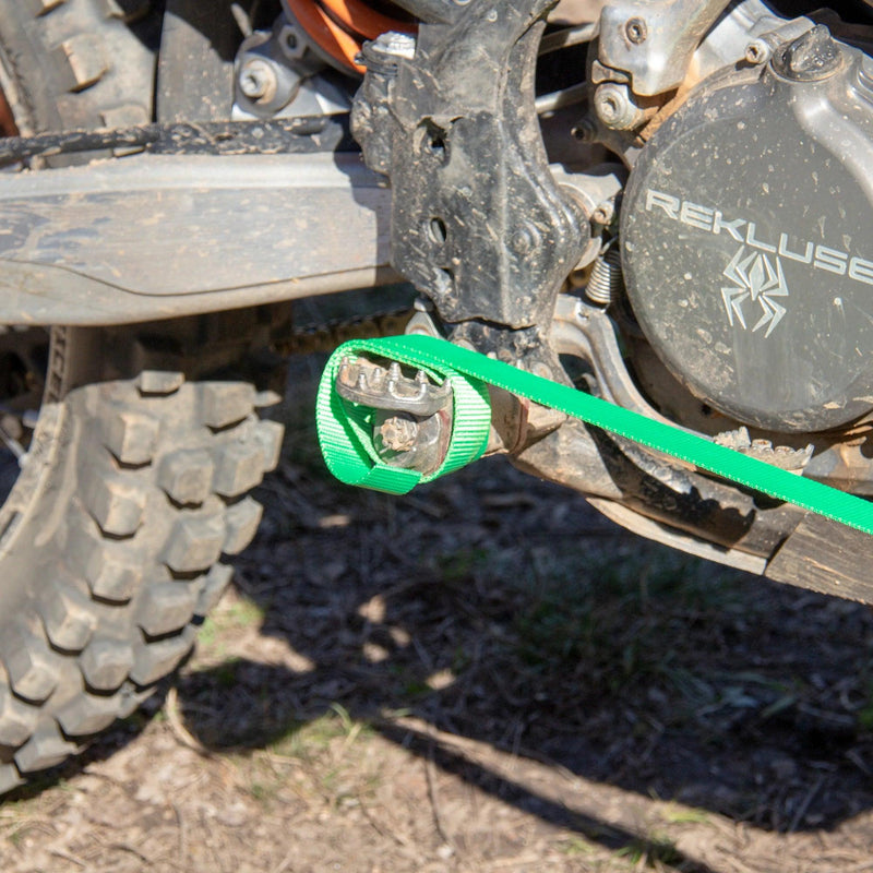 Green Chile Adventure Gear | Dynatow Dynamic Motorcycle Tow Strap - Moto Camp Nerd - motorcycle camping