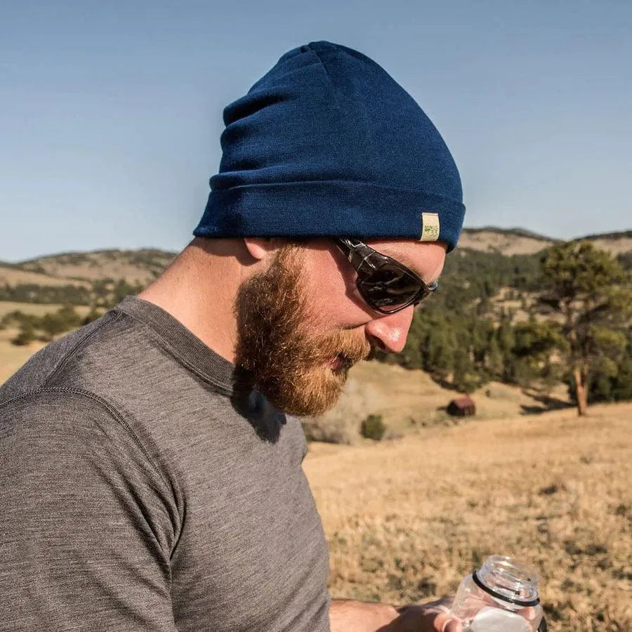 Minus33 | 100% Merino Wool Ridge Cuff Beanie | Midweight - Moto Camp Nerd - motorcycle camping
