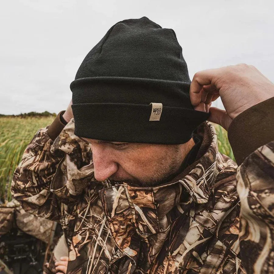 Minus33 | 100% Merino Wool Ridge Cuff Beanie | Midweight - Moto Camp Nerd - motorcycle camping