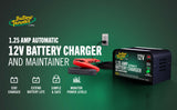 Battery Tender Plus 1.25 AMP 12V Battery Charger and Maintainer