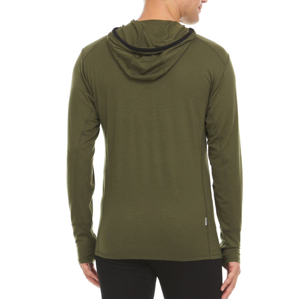 Men's Wool 1/4 Zip Merino Sun Hoodie - Microweight