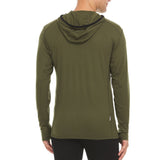 Men's Wool 1/4 Zip Merino Sun Hoodie - Microweight