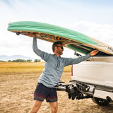 Men's Wool 1/4 Zip Merino Sun Hoodie - Microweight