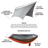Air Bivy All Weather Shelter & Hammock - Moto Camp Nerd - motorcycle camping