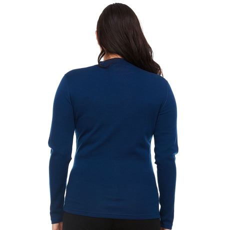 Women's Midweight Merino Wool Mock Neck | 100% Merino Wool
