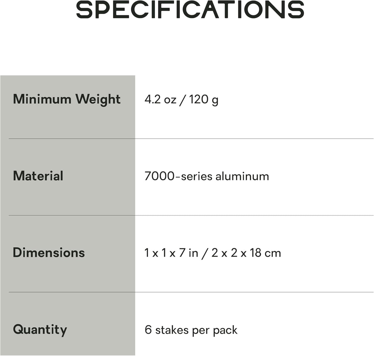 NEMO | Sweepstake™ Lightweight Tent Stakes