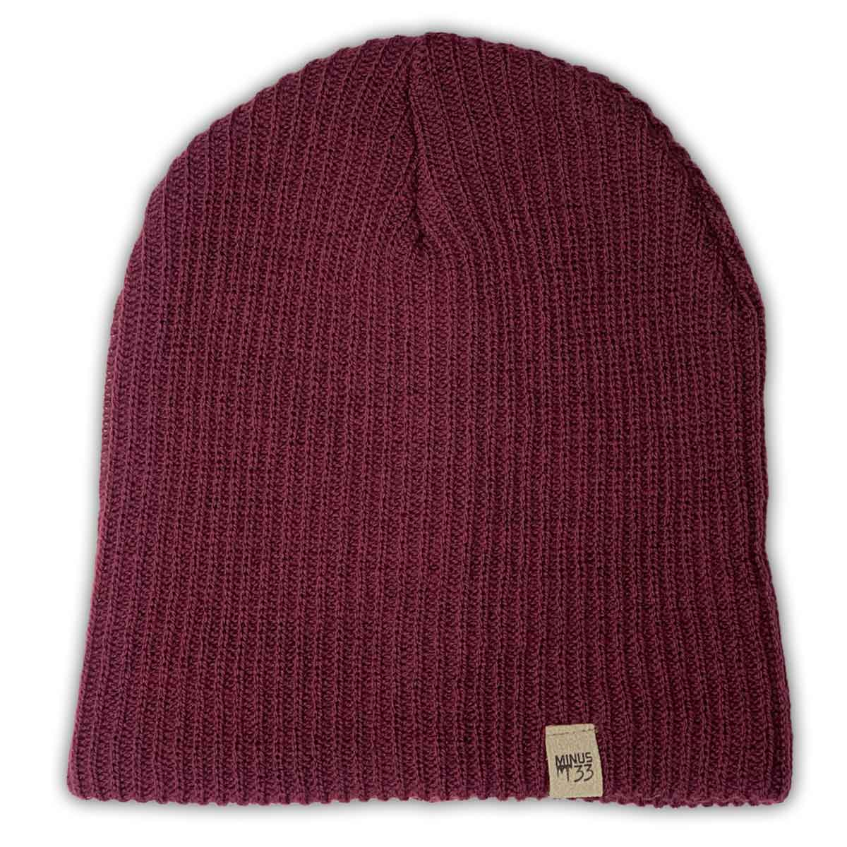 Midweight Knit Wool Beanie - 100% Merino Wool
