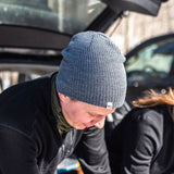 Midweight Knit Wool Beanie - 100% Merino Wool