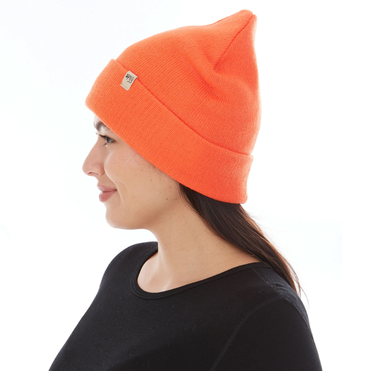 Midweight Merino Wool Knit Cuff Beanie | 100% Merino Wool