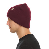 Midweight Merino Wool Knit Cuff Beanie | 100% Merino Wool