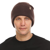 Midweight Merino Wool Knit Cuff Beanie | 100% Merino Wool