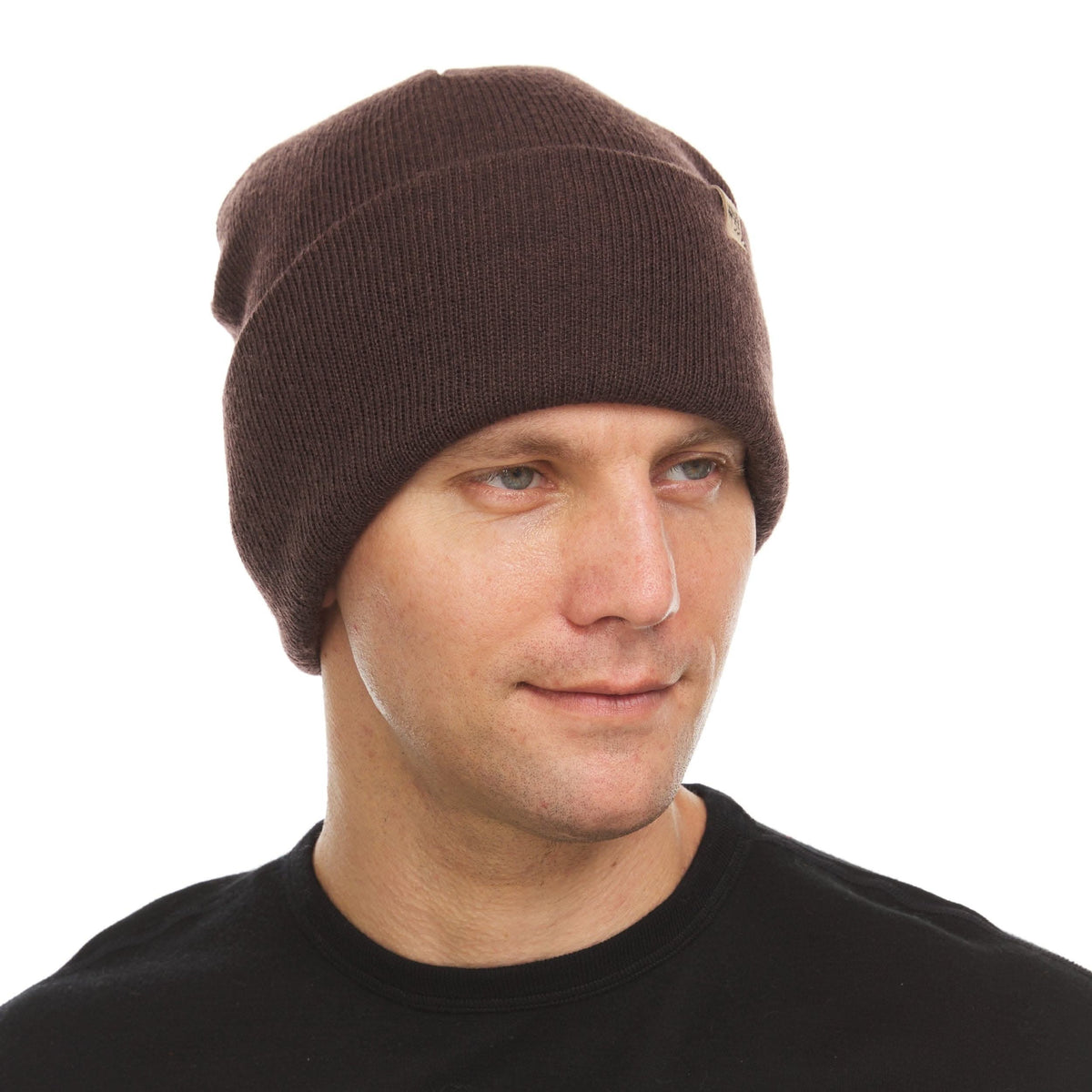 Midweight Merino Wool Knit Cuff Beanie | 100% Merino Wool