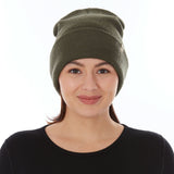 Midweight Merino Wool Knit Cuff Beanie | 100% Merino Wool