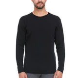 Men's Wool Thermal Top Midweight Base Layer - 100% Merino Wool